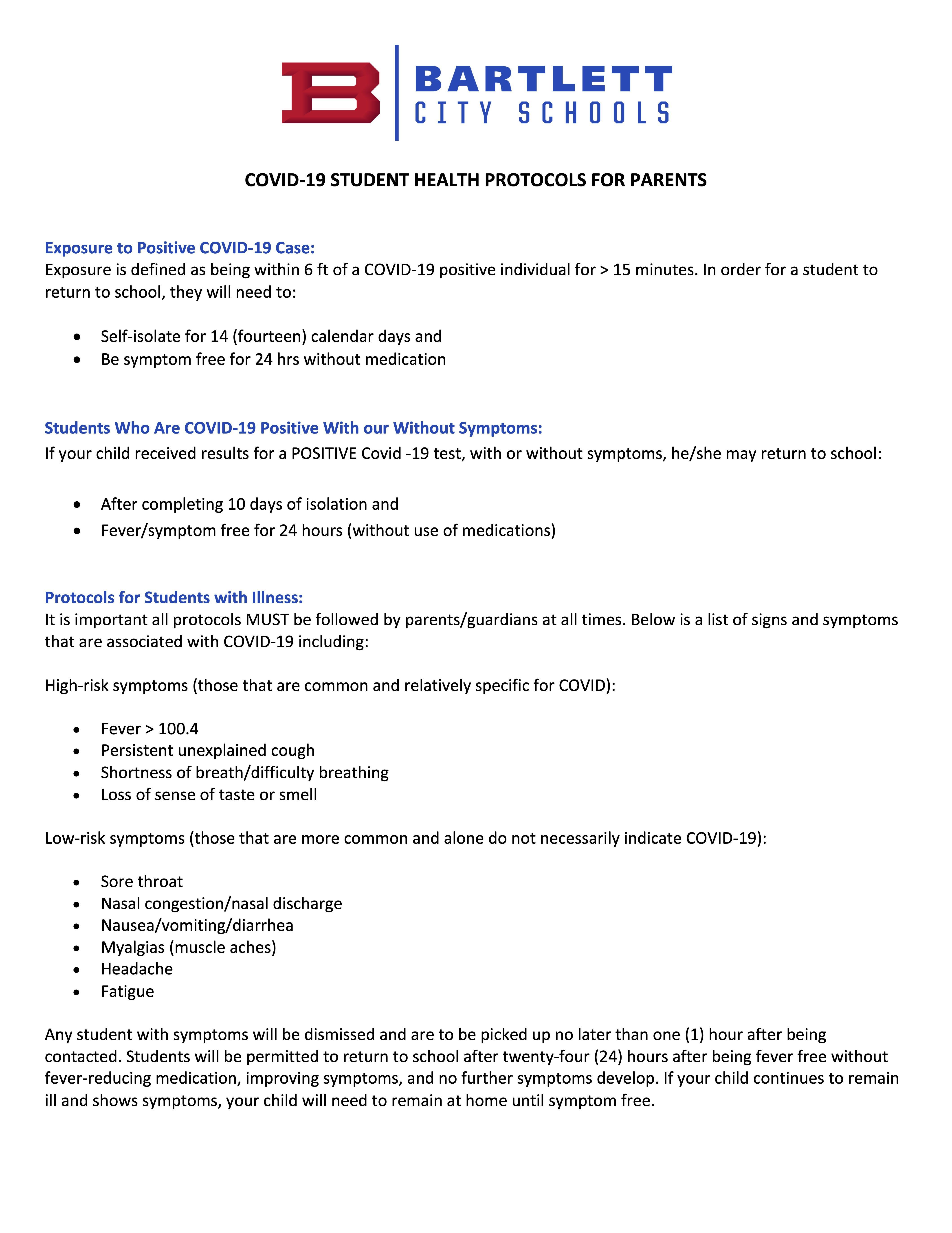COVID 19 Student Health Protocols For Parents COVID 19 Information covid-19-student-health-protocols-for-parents-covid-19-information