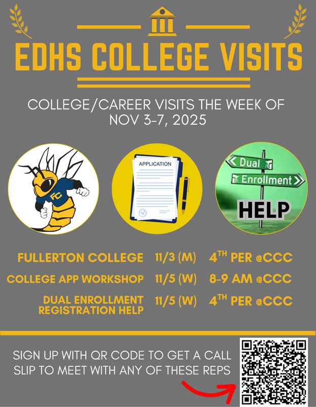 College Visits @ EDHS Thumbnail Image