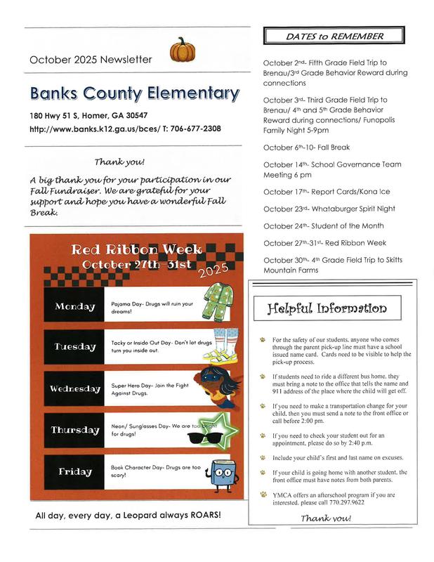 BCES October Newsletter