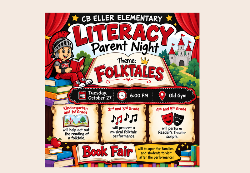 Literacy Parent Night Flyer