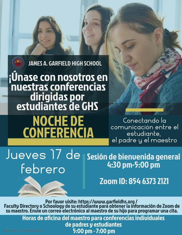 GHS 2022 Student-Led Conferences | James A. Garfield Senior High School