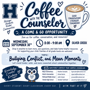 Coffee with the Counselors Flyer