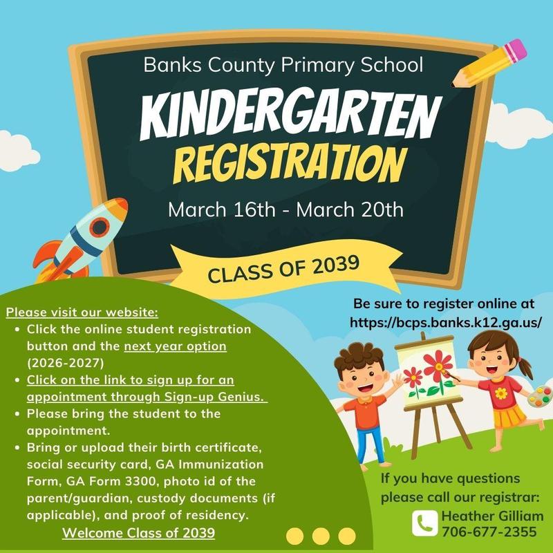 Kindergarten Registration