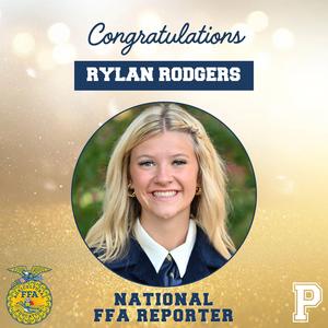 Perry Public Schools FFA Rylan Rodgers