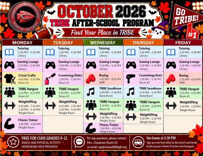 ASP October English Schedule