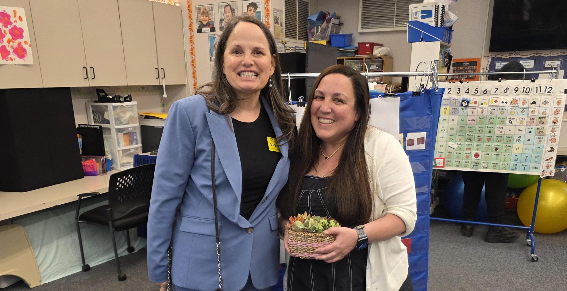 Lynn Mackey and Melissa Johnston