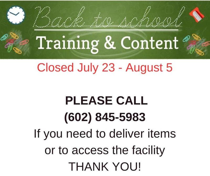 School Closed July 23rd - August 5th Featured Photo