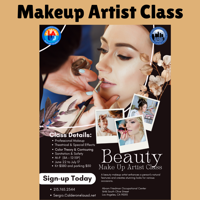 Makeup Class Flyer