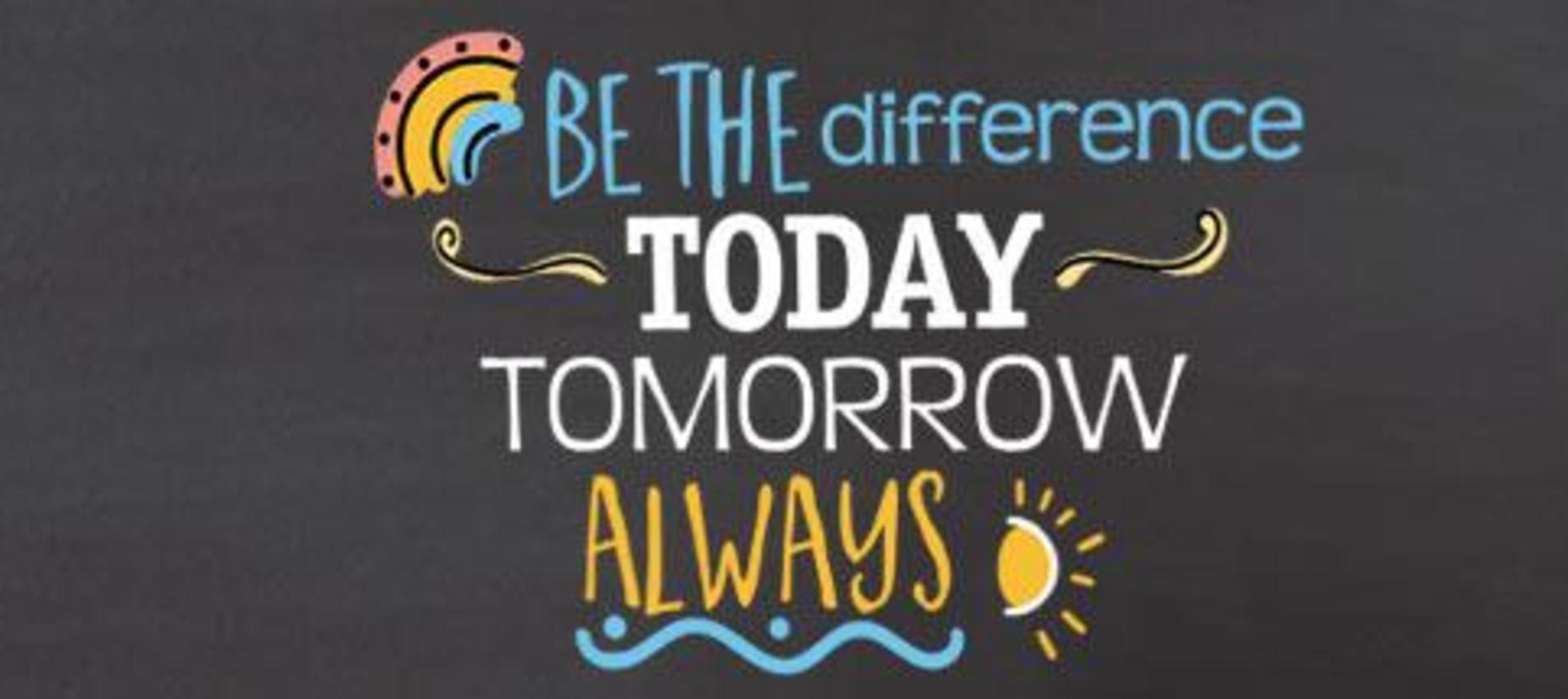Be the difference