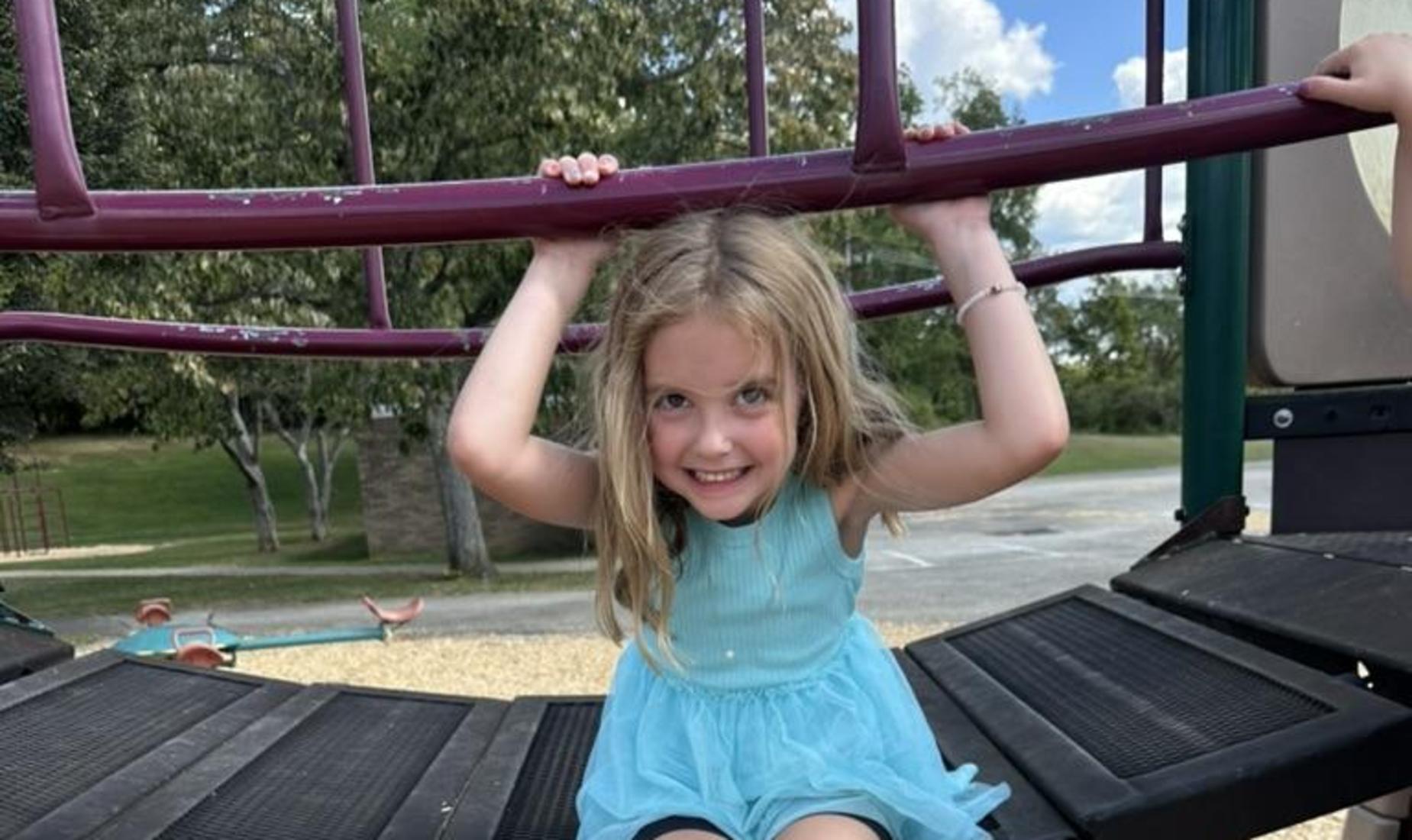 girl on playground