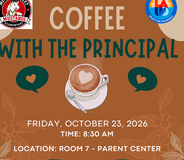 Coffee with Principal for October