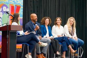 FRSLN Community member panel speaks during day-two of the conference