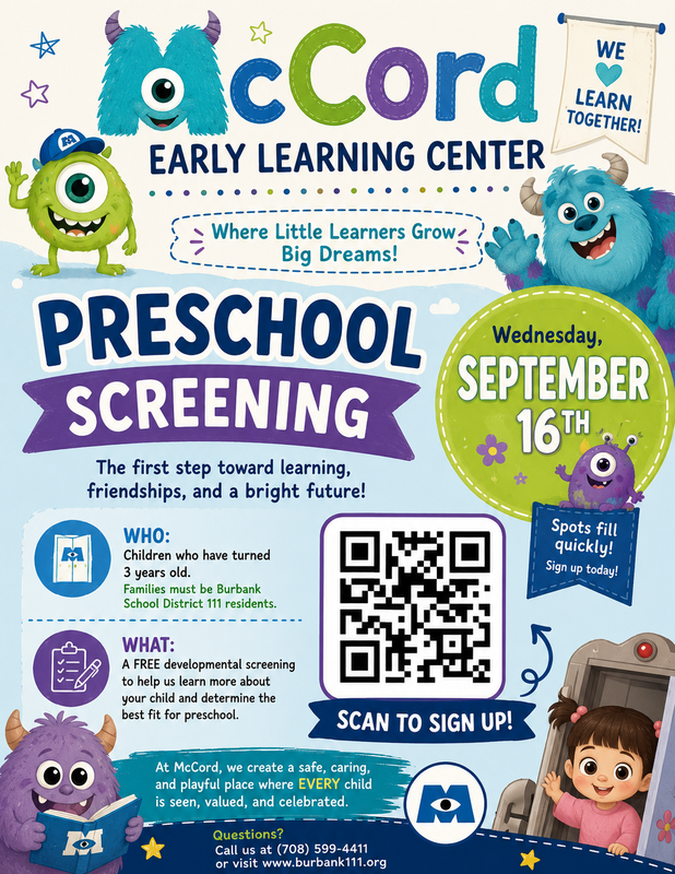 mccord preschool screening