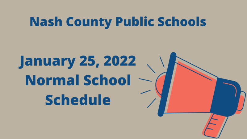 Normal Schedule