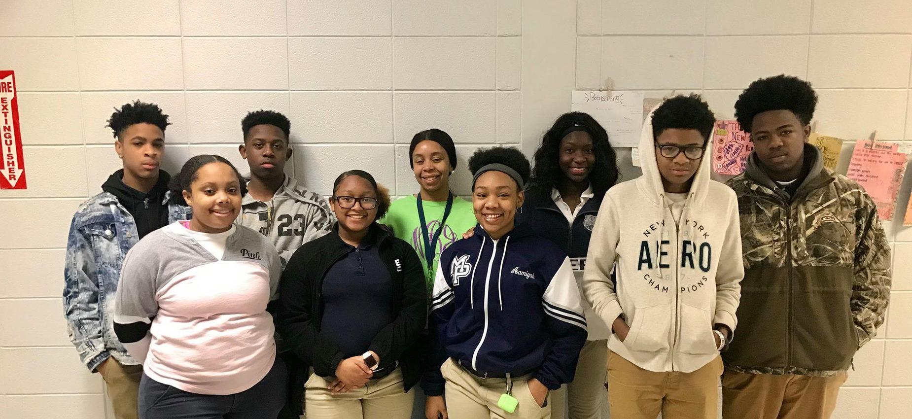 teacher of the week with students