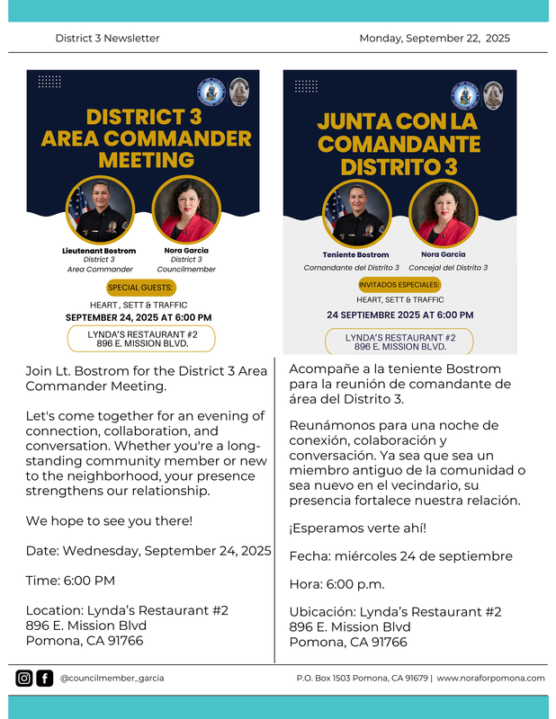 commander meeting flyer