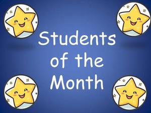 Students of the Month