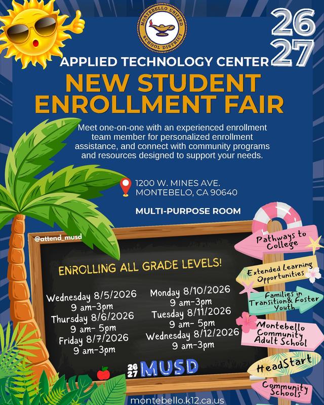 ATC Enrollment Fair Flyer 2026-27