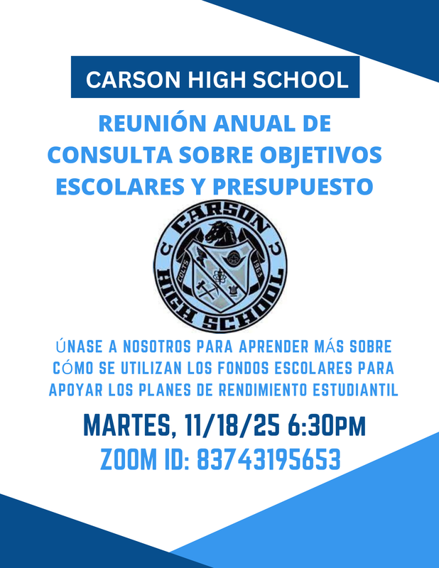 Annual School Goals & Budget Consultation Meeting 11/18/25 6:30pm