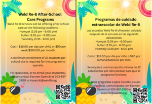 After School Care Joint Flyer