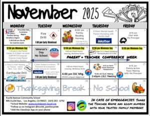 November Calendar