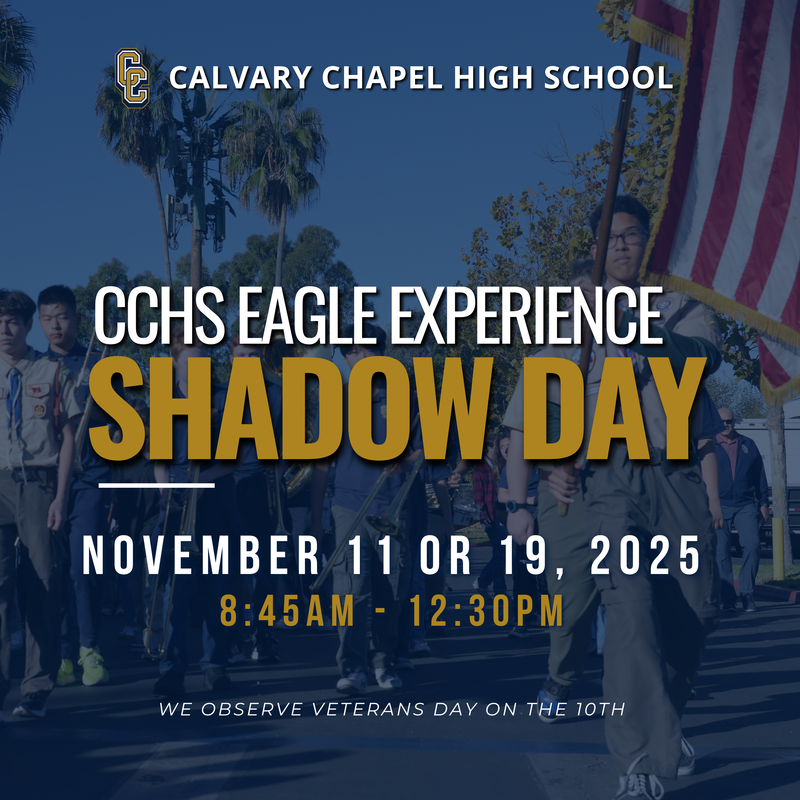 HIGH SCHOOL SHADOW DAY EAGLE EXPERIENCE NOV 11 OR 19