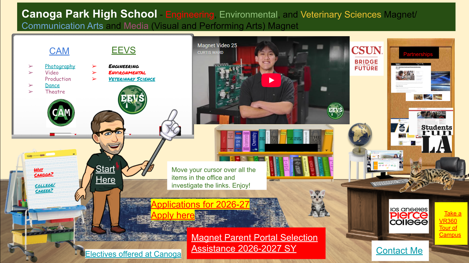 Photo of interactive menu