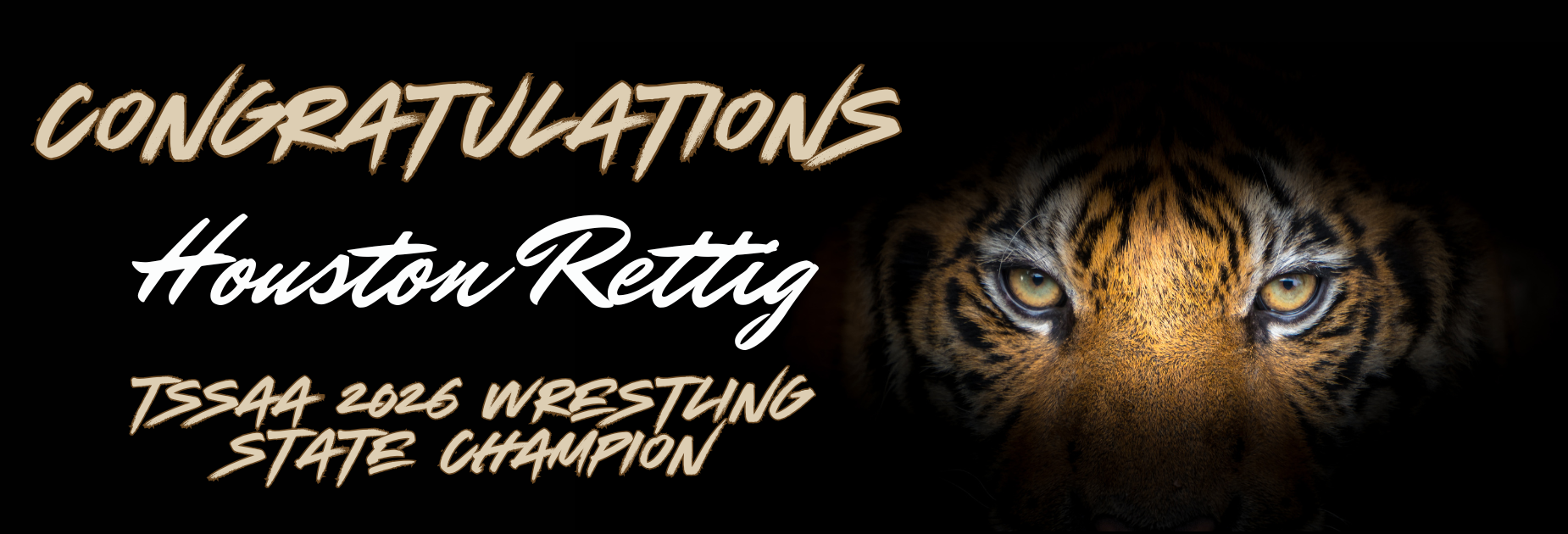 Houston Rettig is a TSSAA 2026 State Champion in wrestling.
