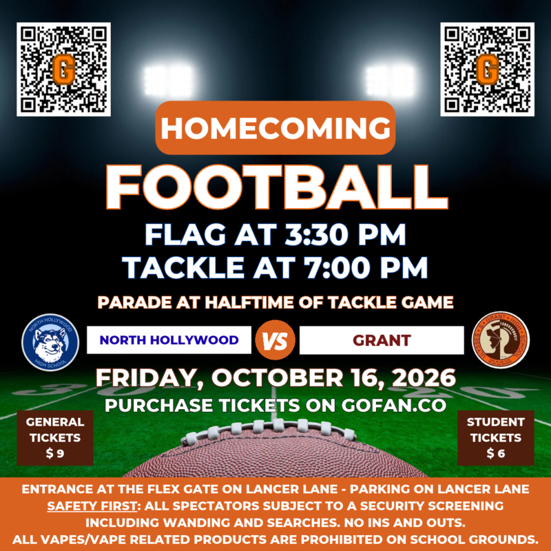 Homecoming Game Tickets
