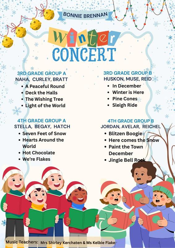 Winter Concert Songs