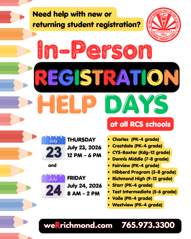 Registration Help Days