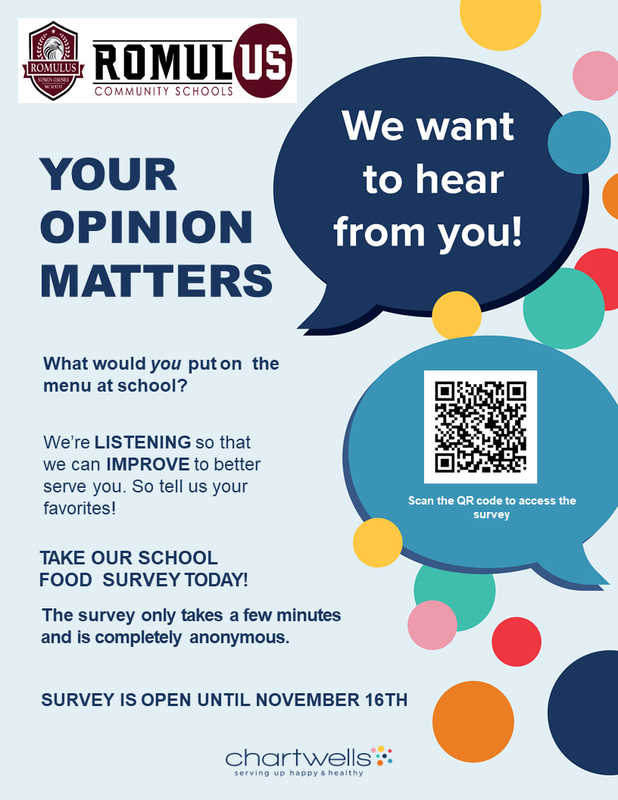 Your Opinion Matters flyer