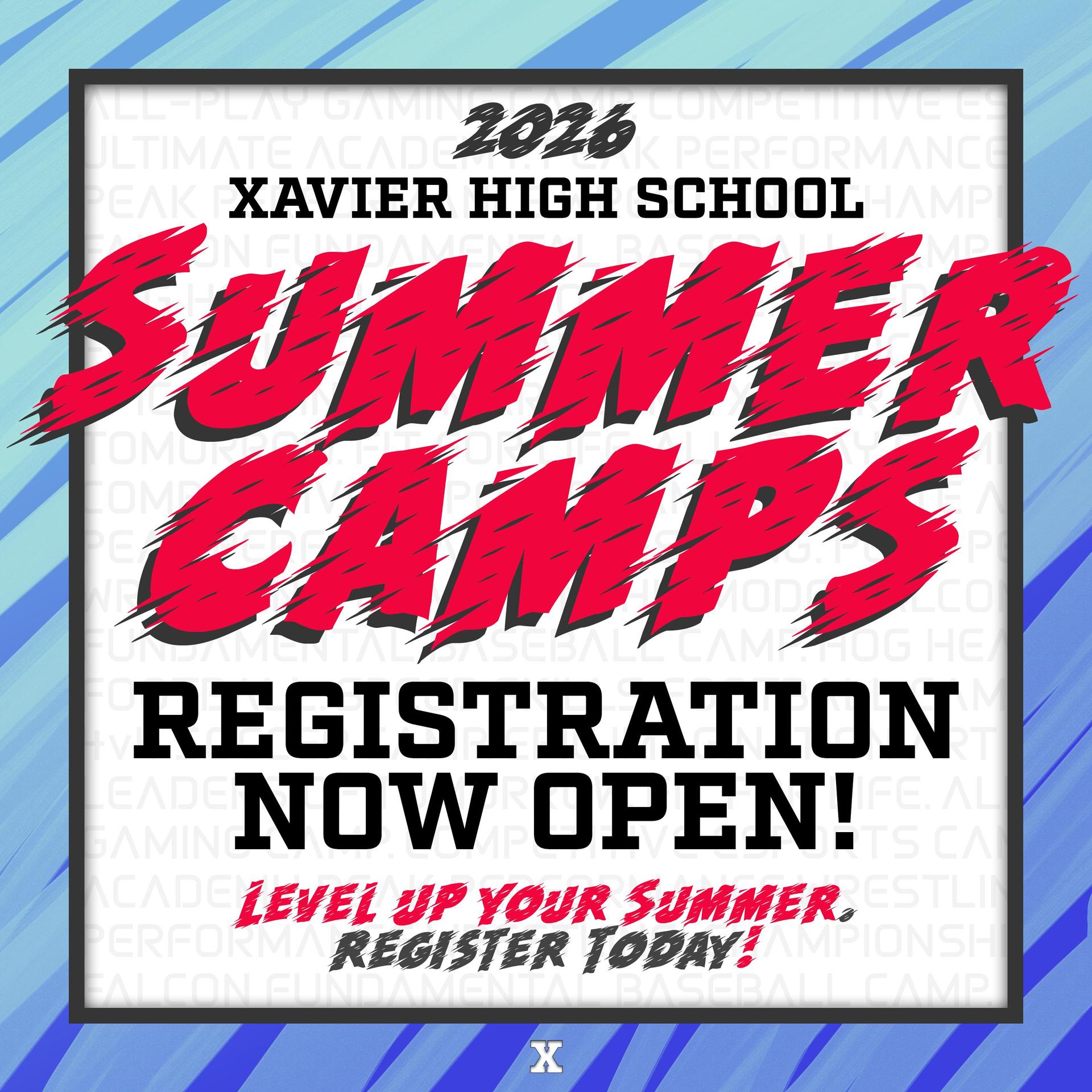 Summer Camp Registration Open