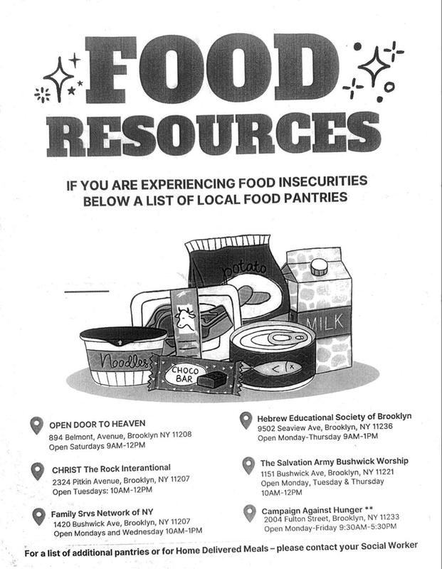 Resources for food
