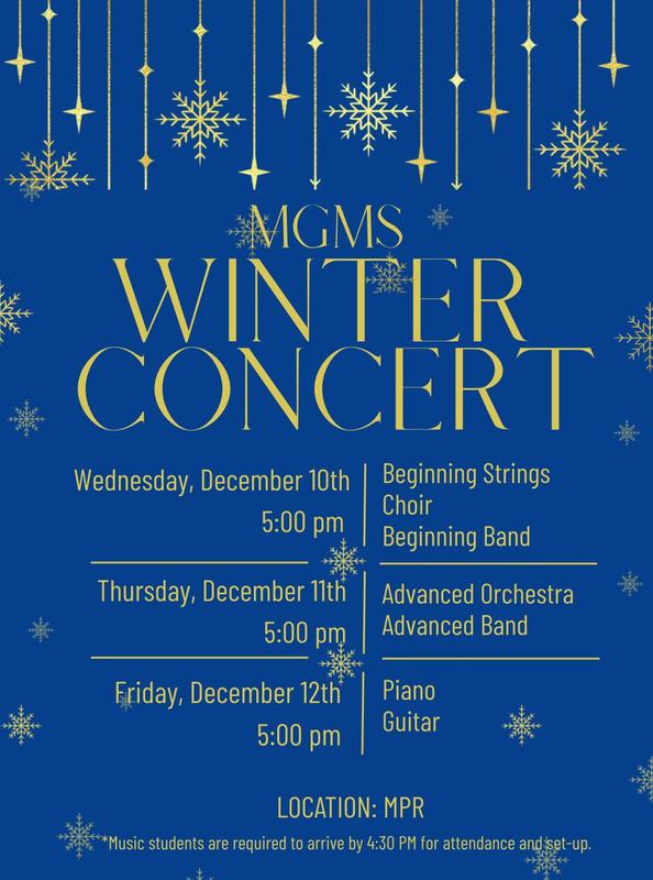 Winter Concerts Flyer