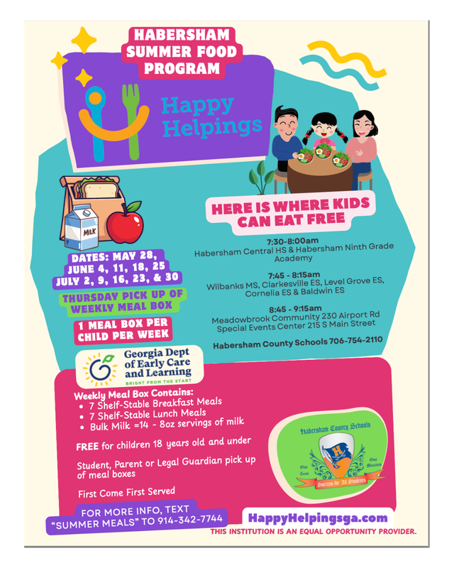 Free Summer Meal