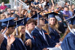 A few FCTS Seniors awaiting their diplomas.