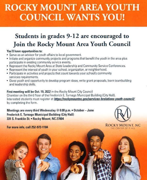 Sign up today for the RMT Area Youth Council