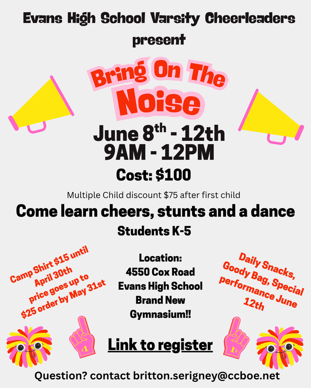 Cheer Kiddie Camp Flyer 2026