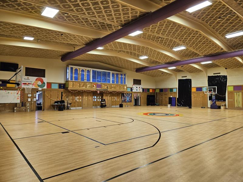 Image shows Mandela basketball court