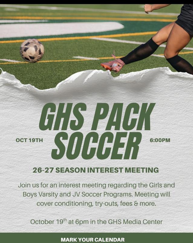 GHS Soccer Interest Meeting
