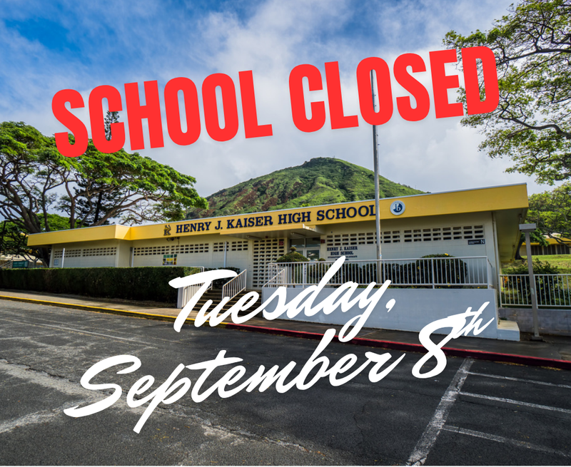School Closed 9.08.26
