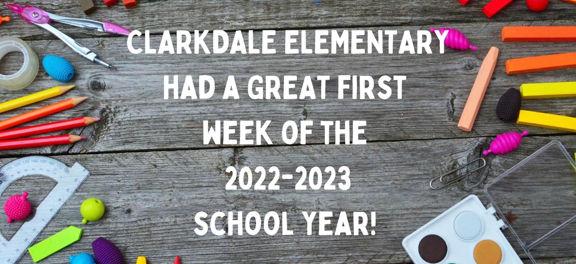 Great first week!