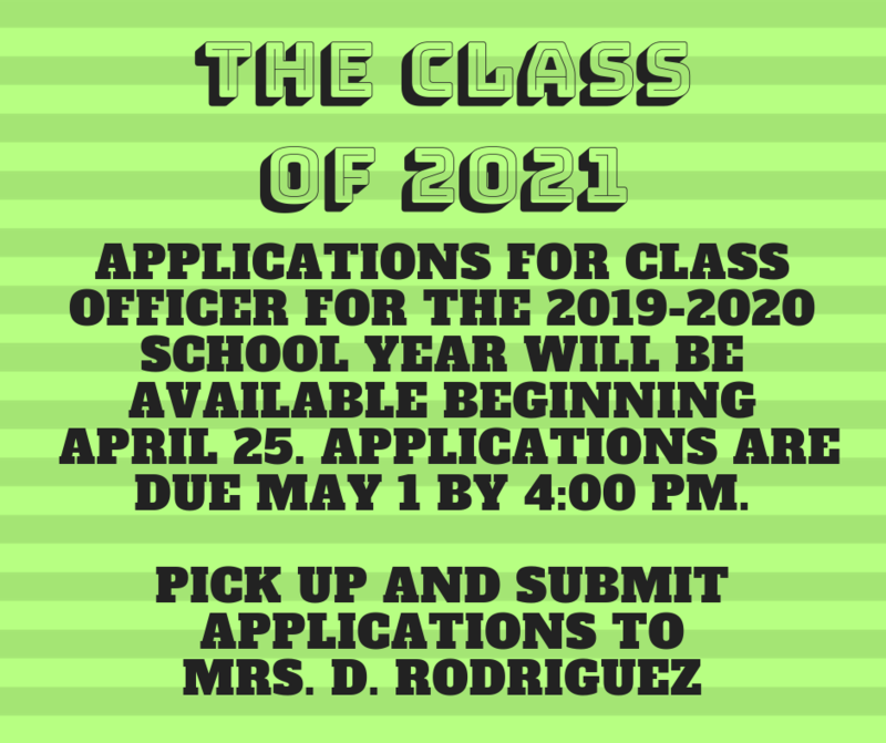 Class of 2021 Class Officers Thumbnail Image