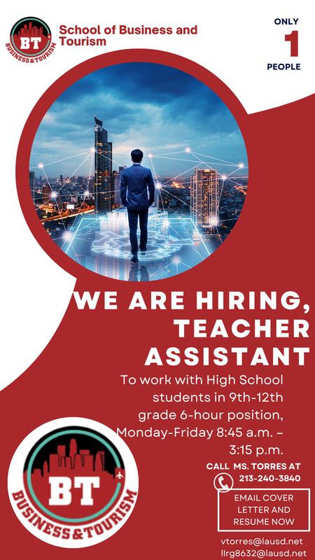 Teacher Assistant flyer