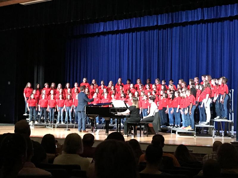 The 2019 Davidson All-County Elementary Choir