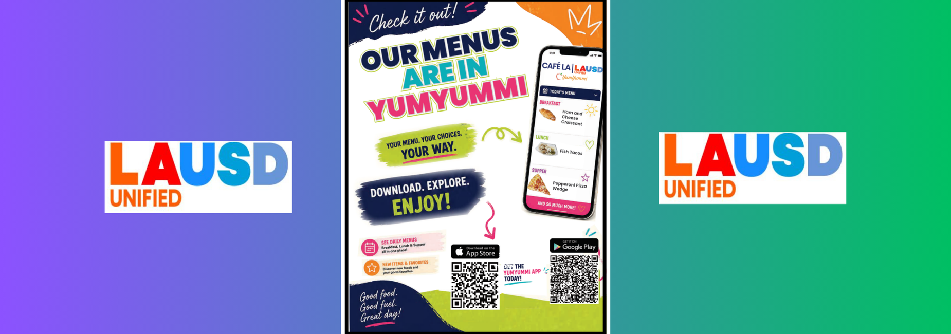 LAUSD Cafeteria Menu's