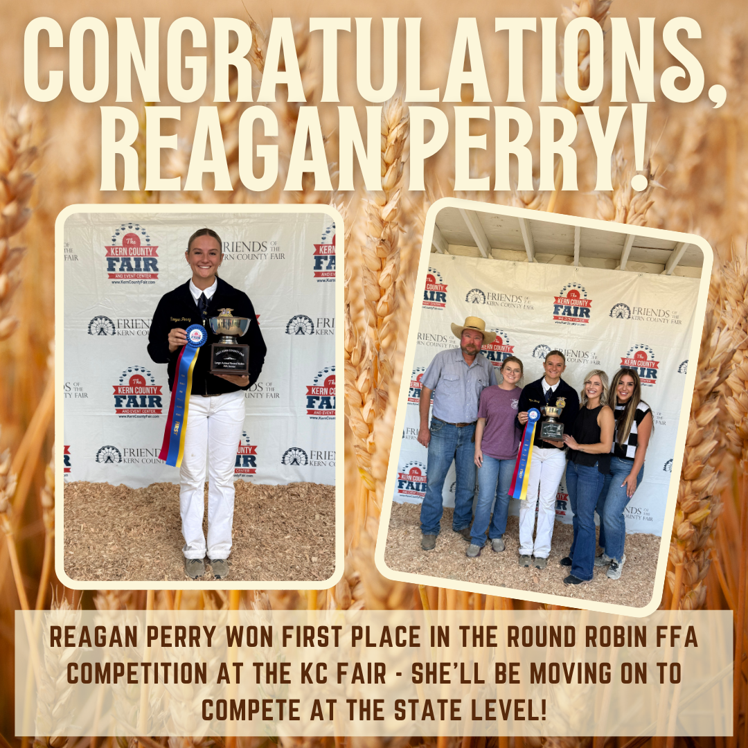Reagan Perry wins first place
