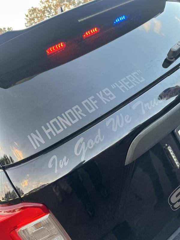 Honoring Deceased K-9 Hercules (Herc)