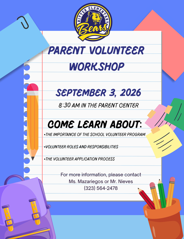Parent Volunteer Workshop